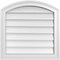 Ekena Millwork Arch Top Surface Mount PVC Gable Vent: Functional, w/ 2"W x 1-1/2"P Brickmould Frame, 22"W x 22"H GVPAR22X2202SF - alternate 1